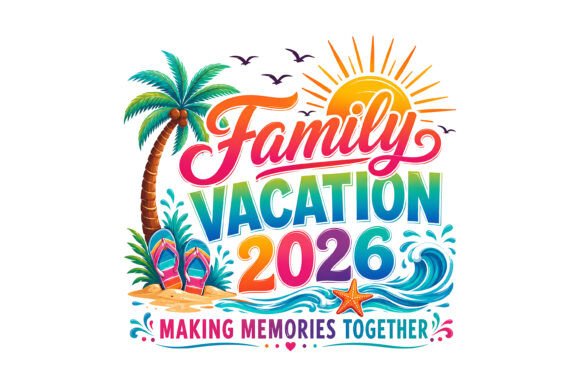 Download Family Vacation 2026 Tropical - Vacation Collection