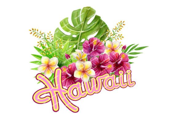 Download Hawaii Sublimation Design Tropic Flowers - Flowers Collection