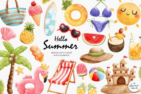 Download Summer Clipart, Seasonal Clipart, Beach - Seasonal clipart Collection