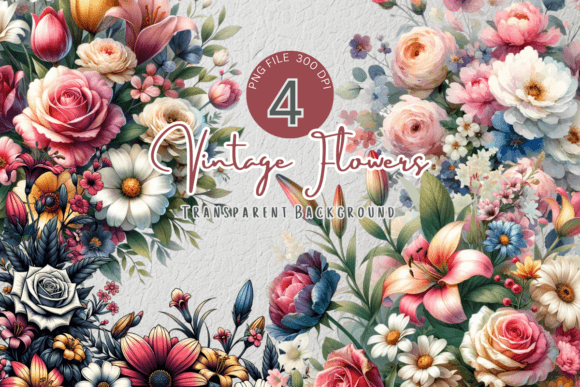 Download Watercolor Flowers, Floral Clipart - Flowers Collection