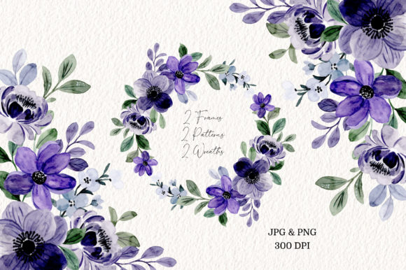 Download Digital Clipart Floral Watercolor Part28 - Digital Collection